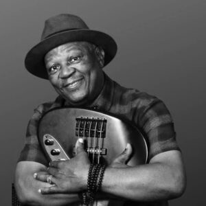 Bakithi Kumalo, a renowned South African bassist from Soweto, is celebrated for his fretless bass playing on Paul Simon's Graceland, blending African rhythms with contemporary music.