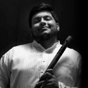 Shashank Jodidar, a skilled flautist with 13 years of experience, performs at prestigious venues and collaborates with renowned artists in Hindustani and Carnatic music.