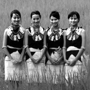 The Tetseo Sisters are a folk music quartet from Nagaland, India, singing in Chokri and using traditional instruments. They are cultural ambassadors, performing worldwide.